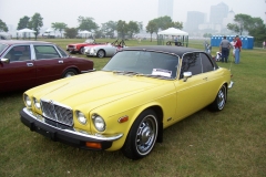 yellow sedan
